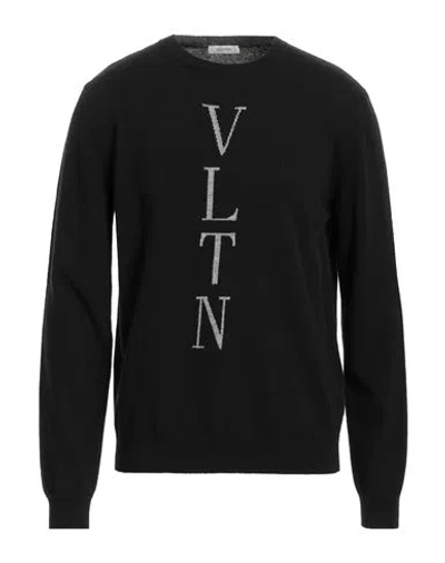 Valentino Garavani Man Sweater Black Size 44 Virgin Wool