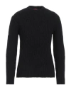 Valentino Garavani Man Sweater Black Size L Virgin Wool In Black