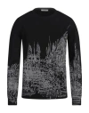 Valentino Garavani Man Sweater Black Size L Viscose, Polyester