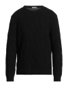 Valentino Garavani Man Sweater Black Size L Virgin Wool In Black