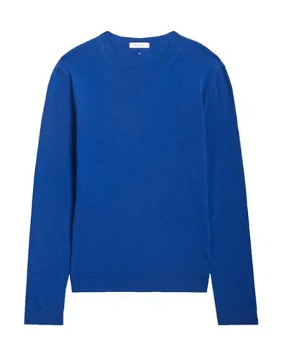 Valentino Garavani Man Sweater Bright Blue Size 42 Wool, Cashmere