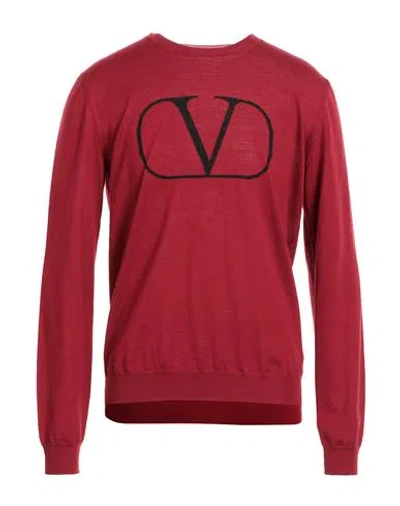 VALENTINO VALENTINO GARAVANI MAN SWEATER BURGUNDY SIZE 44 VIRGIN WOOL