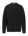 Valentino Garavani Man Sweater Dark Brown Size L Virgin Wool In Brown