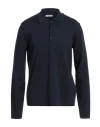 Valentino Garavani Man Sweater Midnight Blue Size L Virgin Wool In Black