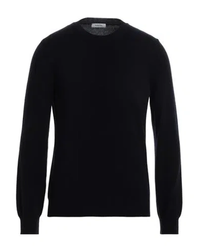 Valentino Man Sweater Midnight Blue Size Xl Cashmere