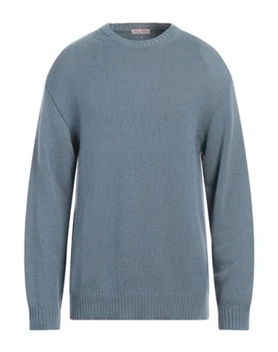Valentino Garavani Man Sweater Pastel Blue Size L Cashmere