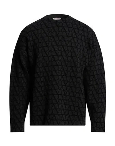 VALENTINO VALENTINO GARAVANI MAN SWEATER CHARCOAL SIZE M VIRGIN WOOL
