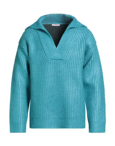 VALENTINO VALENTINO GARAVANI MAN SWEATER TURQUOISE SIZE L SILK, POLYAMIDE