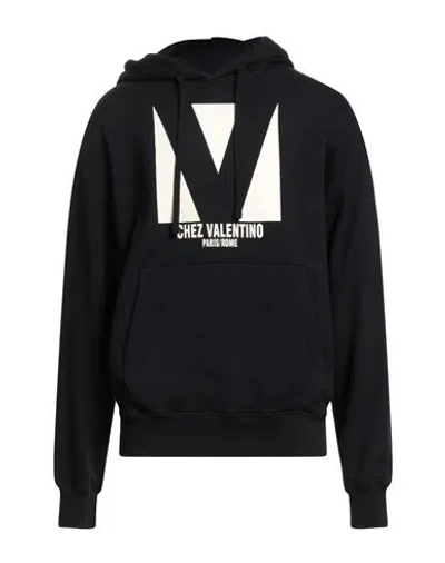 Valentino Sweatshirt Man In Black