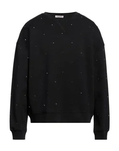 Valentino Garavani Man Sweatshirt Black Size L Cotton, Polyester
