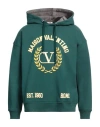 Valentino Garavani Man Sweatshirt Dark Green Size M Cotton, Elastane