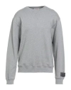 Valentino Garavani Man Sweatshirt Grey Size L Cotton, Elastane In Gray