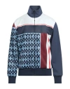 Valentino Garavani Man Sweatshirt Navy Size L Polyester, Polyamide, Elastane In Navy