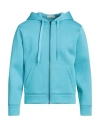 Valentino Garavani Man Sweatshirt Turquoise Size S Viscose In Blue