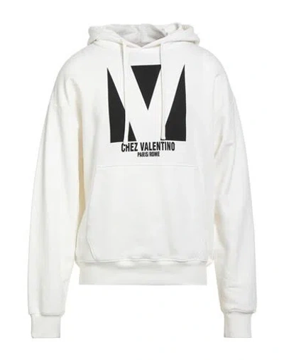 Valentino Sweatshirt Man In White