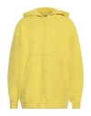 Valentino Garavani Man Sweatshirt Yellow Size M Cotton, Wool, Cashmere, Polyamide, Elastane In Yellow