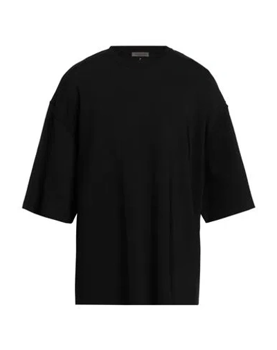 Valentino Garavani Man T-shirt Black Size L Viscose, Polyamide, Elastane