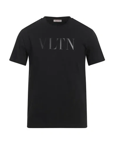 Valentino Garavani Man T-shirt Black Size S Cotton