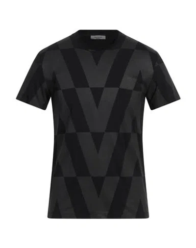 Valentino Garavani Man T-shirt Black Size S Cotton