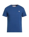 Valentino Garavani Man T-shirt Blue Size S Cotton
