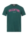 Valentino Logo-print Cotton T-shirt In Green
