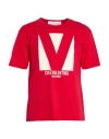 Valentino Garavani Man T-shirt Red Size M Cotton In Red