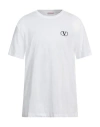 Valentino Garavani Man T-shirt White Size Xl Cotton, Polyester