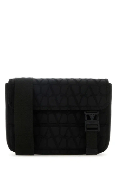Valentino Garavani Man Toile Iconographe Crossbody Bag In Multicolor