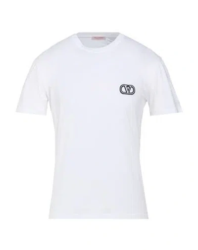 VALENTINO VALENTINO GARAVANI MAN T-SHIRT WHITE SIZE M COTTON