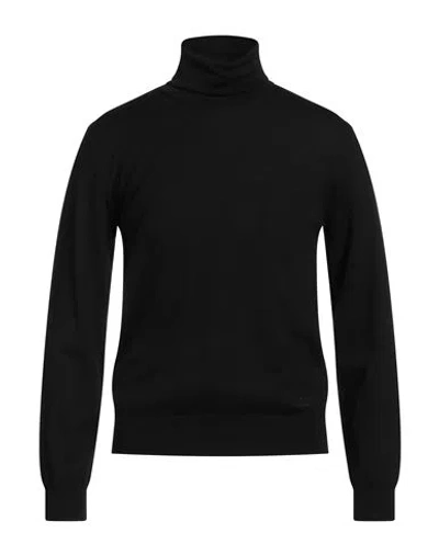 VALENTINO VALENTINO GARAVANI MAN TURTLENECK BLACK SIZE L VIRGIN WOOL