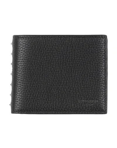 Valentino Garavani Man Wallet Black Size - Leather