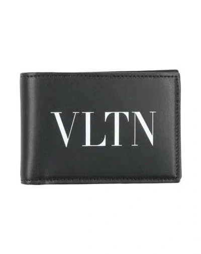 Valentino Garavani Man Wallet Black Size - Leather