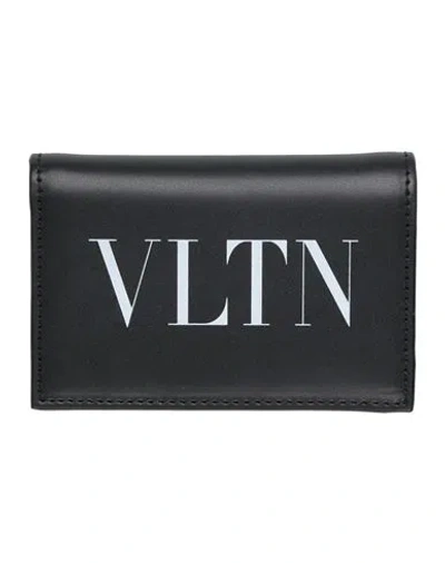 Valentino Garavani Man Wallet Black Size - Leather