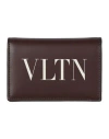 Valentino Garavani Man Wallet Dark Brown Size - Leather