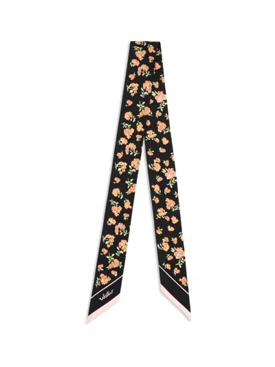 Valentino Garavani Mazzetto Coriandolo Scarf In Black