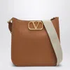 Valentino Garavani Medium Almond Alltime Shoulder Bag In Brown