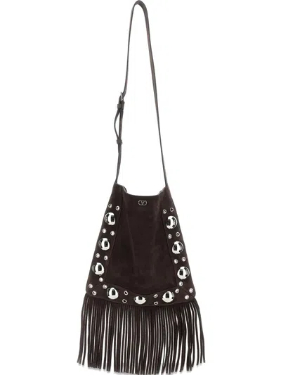 Valentino Garavani Medium Cross Body Bags In Brown