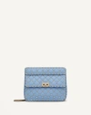 Valentino Garavani Medium Nappa Rockstud Spike Bag Woman Azure Uni