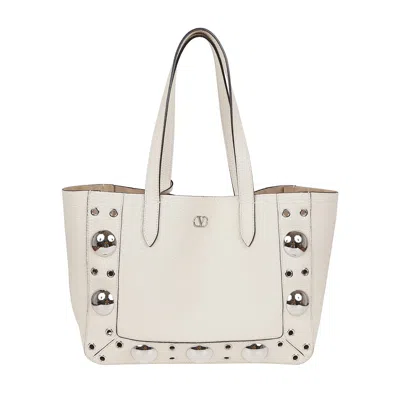 Valentino Garavani Medium Tote Nellcote In White