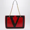 Valentino Medium Viva Superstar Bag Red/black In Red