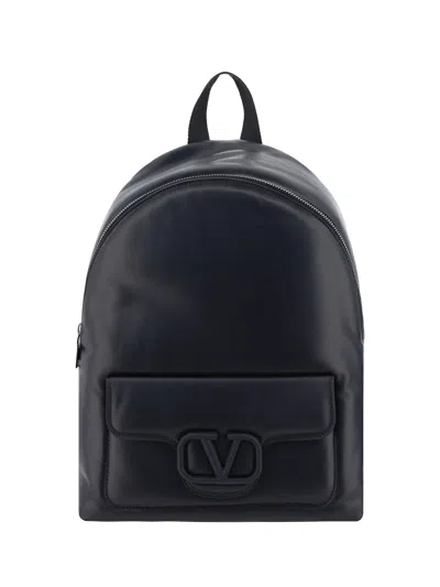 Valentino Garavani Men Backpack In Black