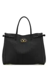 Valentino Black Antibes Tote Bag In Black
