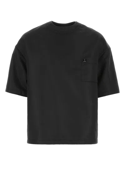 Valentino Black Round Neck T-shirt
