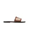 Valentino Garavani Men Canvas And Nappa Viva Superstar Slide Sandals