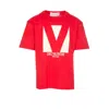 Valentino Crewneck Graphic Print T-shirt Logo