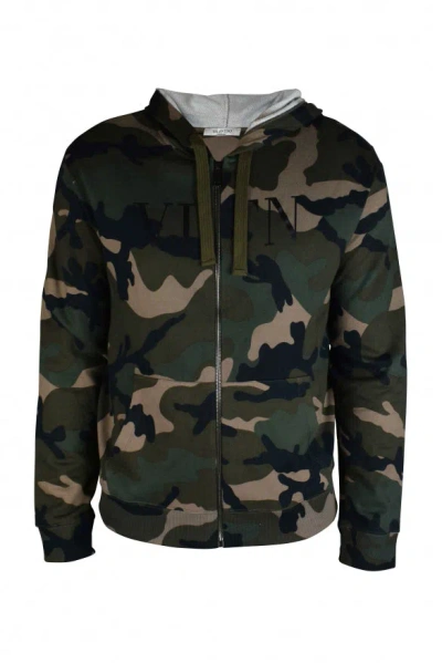 Valentino Hooded Sweatshirt In Yellow