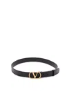 Valentino Black Leather Belt