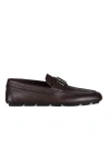 Valentino Garavani Vlogo Signature Grainy Calfskin Driving Shoe In Brown