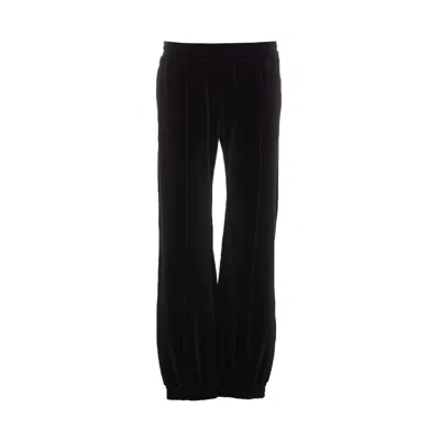 Valentino Garavani Men Logo Velvet Pants