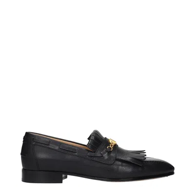 Valentino Garavani Men's Moccasins Black Leather In -, -